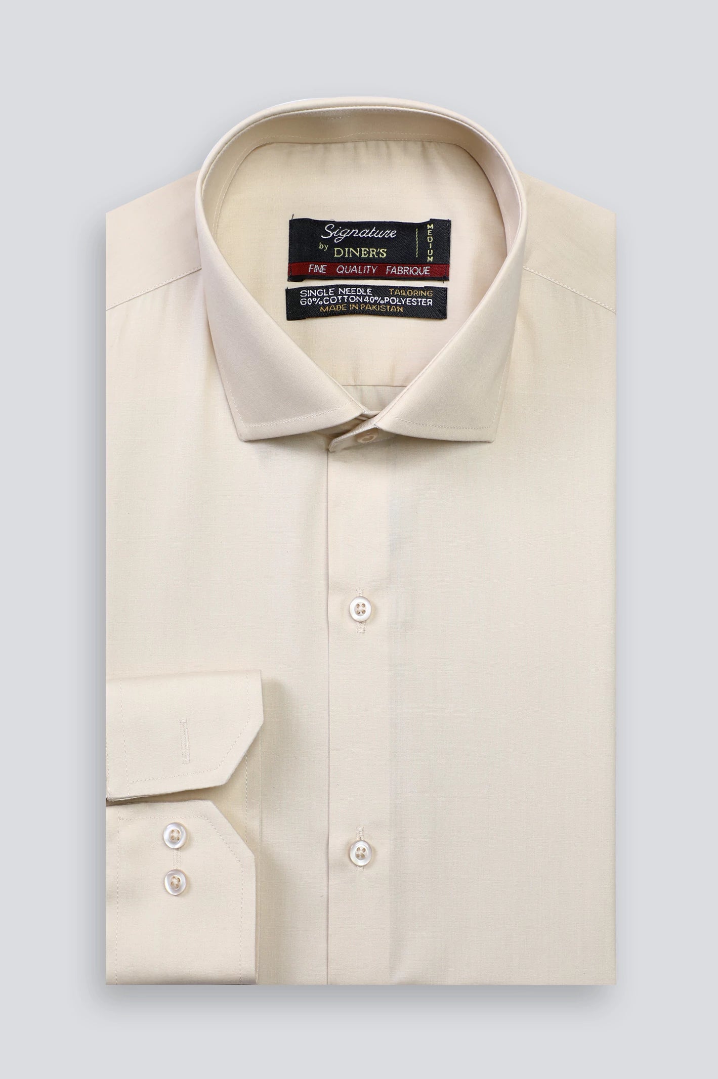Fawn Plain Formal Shirt