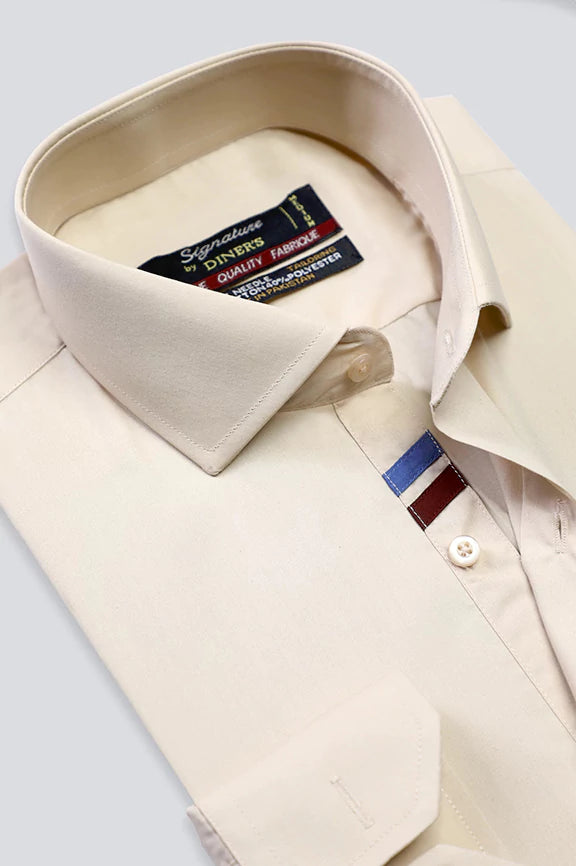 Fawn Plain Formal Shirt - Image 2