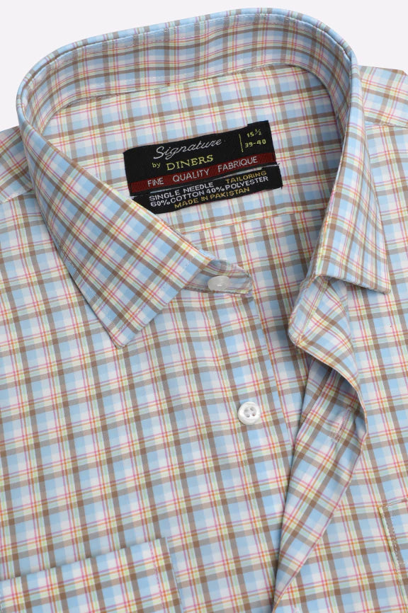Multicolor Check Formal Shirt - Image 2
