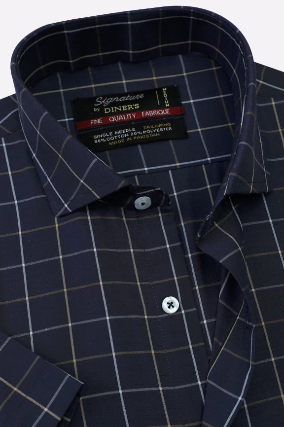 Multi Check Formal Shirt (Half Sleeves) - Image 2