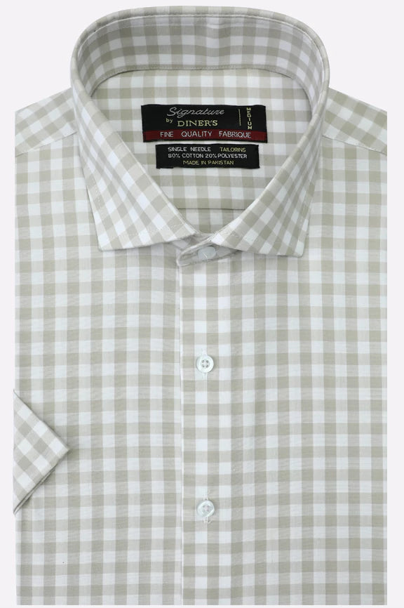 Multi Check Formal Shirt (Half Sleeves)
