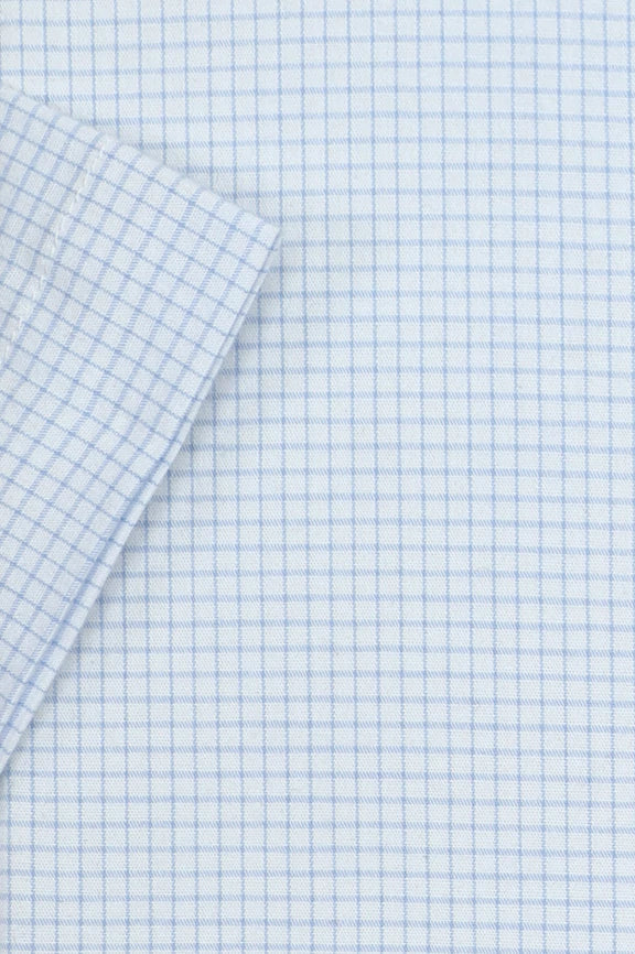 Mini-Check Formal Shirt (Half Sleeves) - Image 3