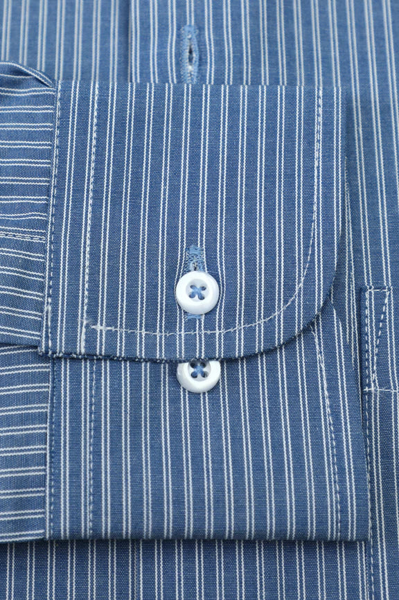 Blue Multi Stripes Formal Shirt - Image 3