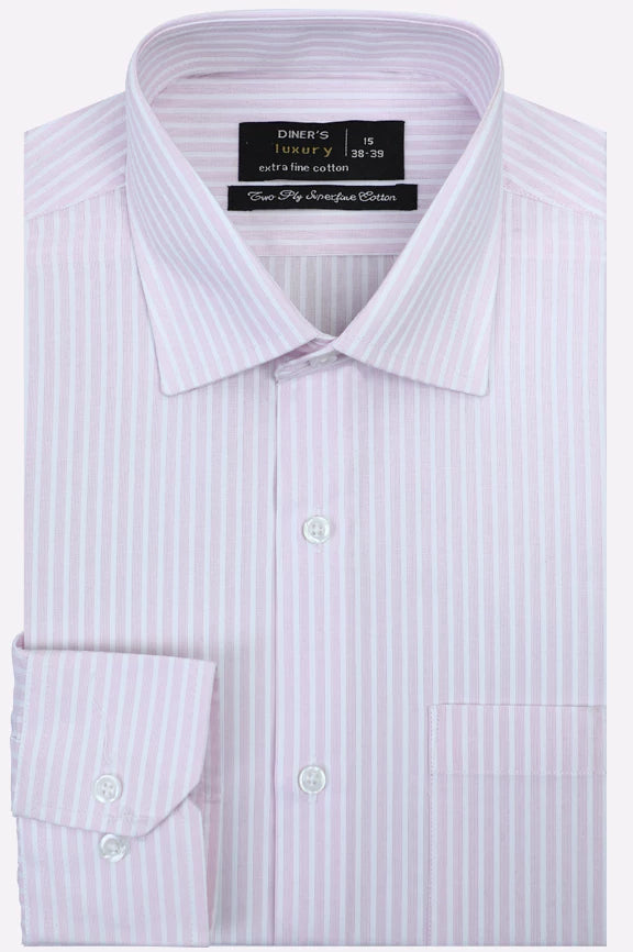 Pink Pinstripes Formal Shirt