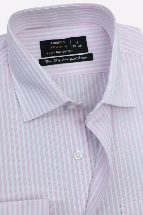 Pink Pinstripes Formal Shirt - Image 2