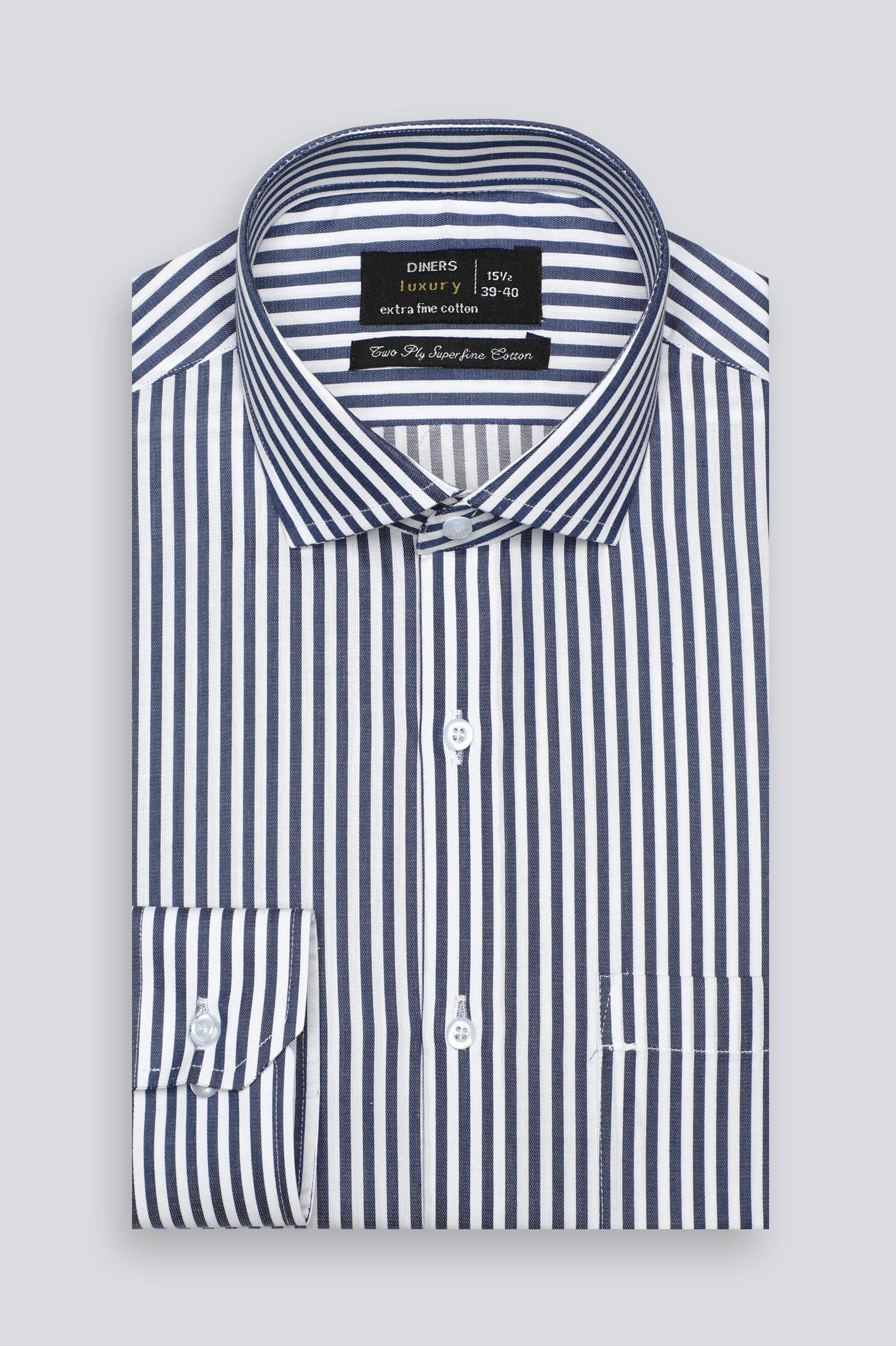 Blue Bengal Stripes Formal Shirt