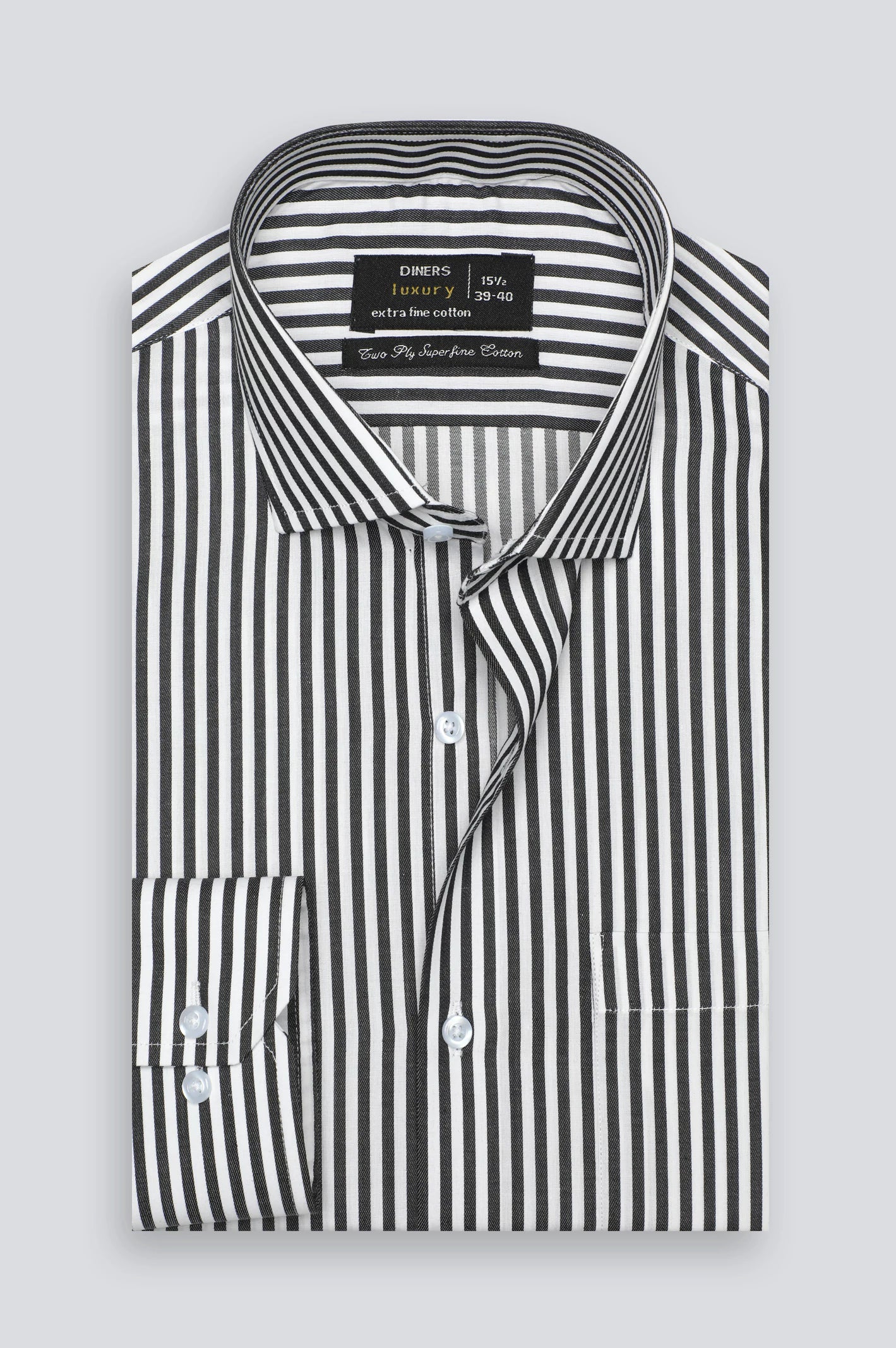 Black Bengal Stripes Formal Shirt - Image 4