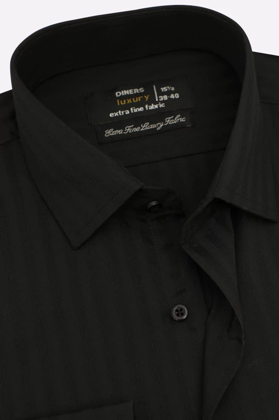 Black Stripes Formal Shirt - Image 2