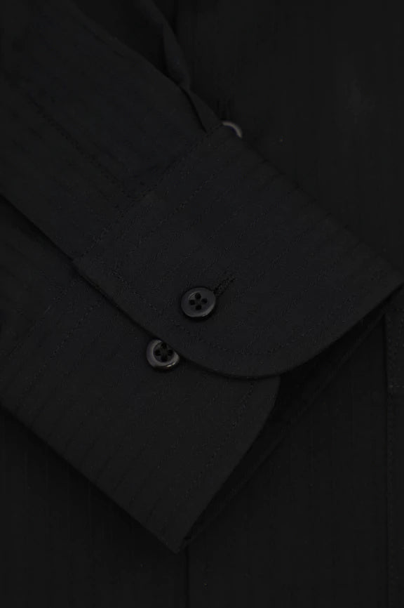 Black Dobby Formal Shirt - Image 3