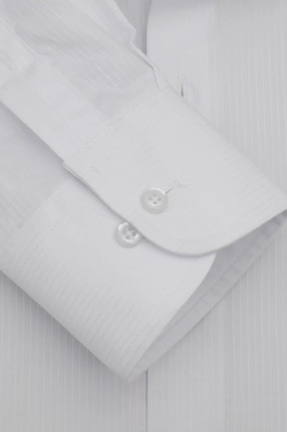 White Dobby Formal Shirt - Image 3