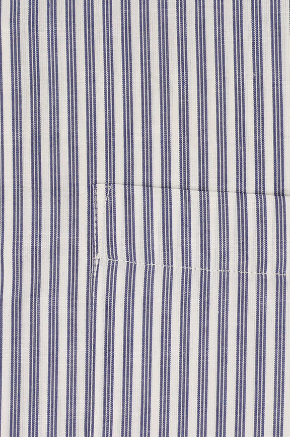 Blue Pencil Stripes Formal Shirt - Image 3