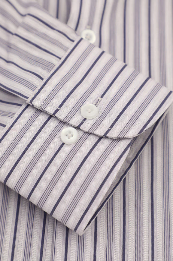 Purple Stripes Formal Shirt - Image 4