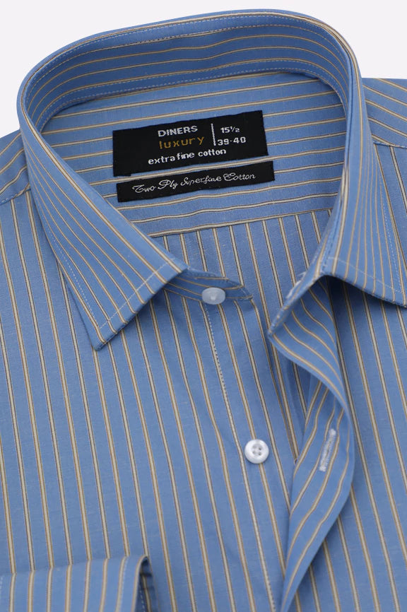 Multicolor Stripes Formal Shirt - Image 2