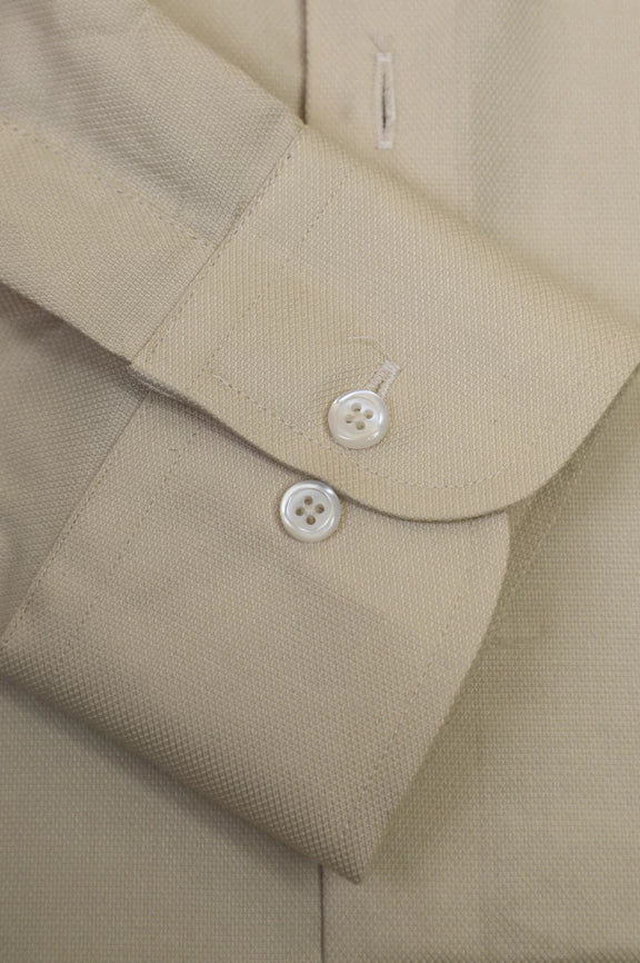 Cream Dobby Formal Shirt - Image 3