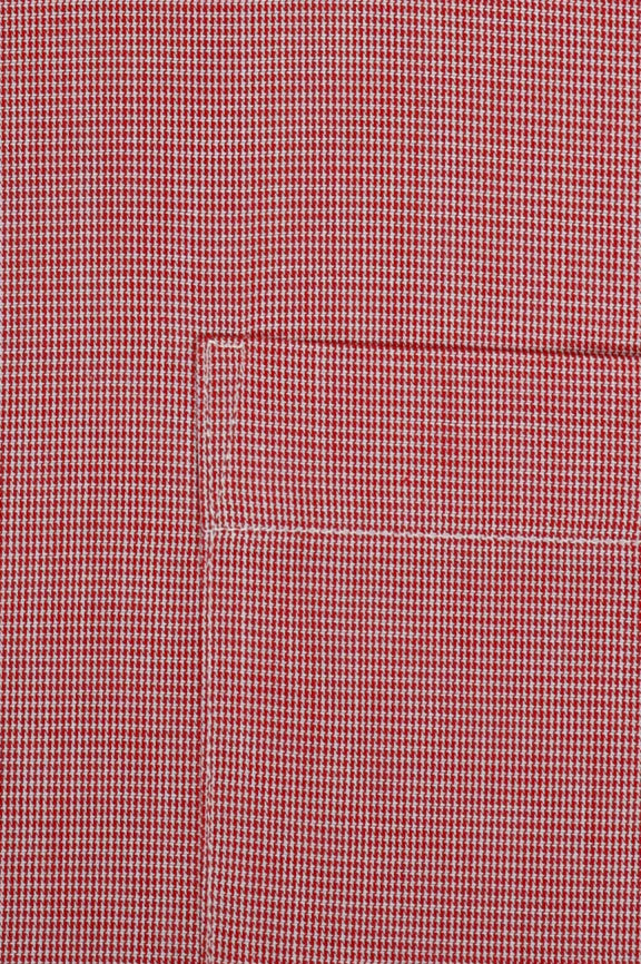 Red Self Textured Formal Shirt - Image 4
