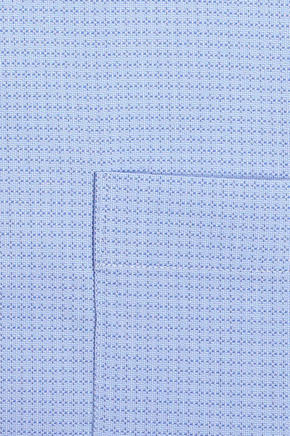 Blue Self Check Formal Shirt - Image 4