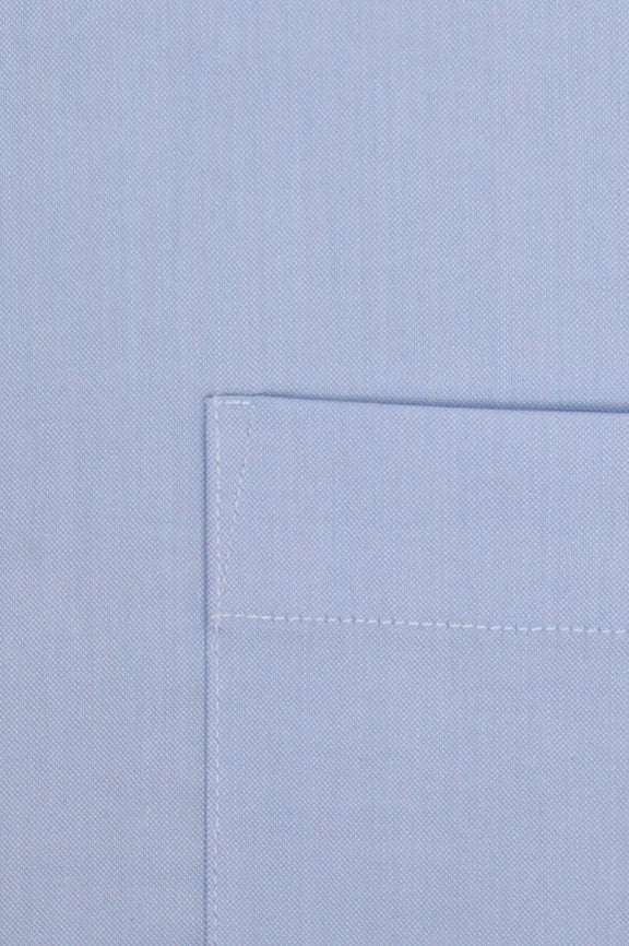 Sky Blue Self Textured Formal Shirt - Image 4
