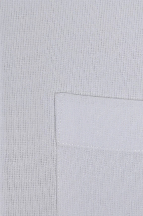 White Self Textured Formal Shirt - Image 4