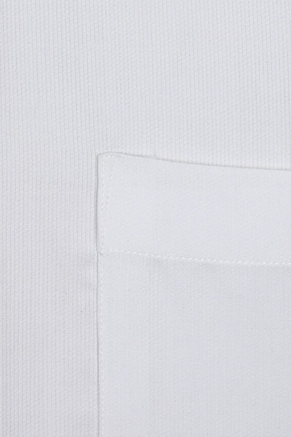 White Self Textured Formal Shirt - Image 4