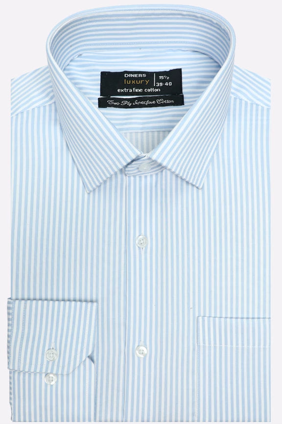 Blue Bengal Stripes Formal Shirt