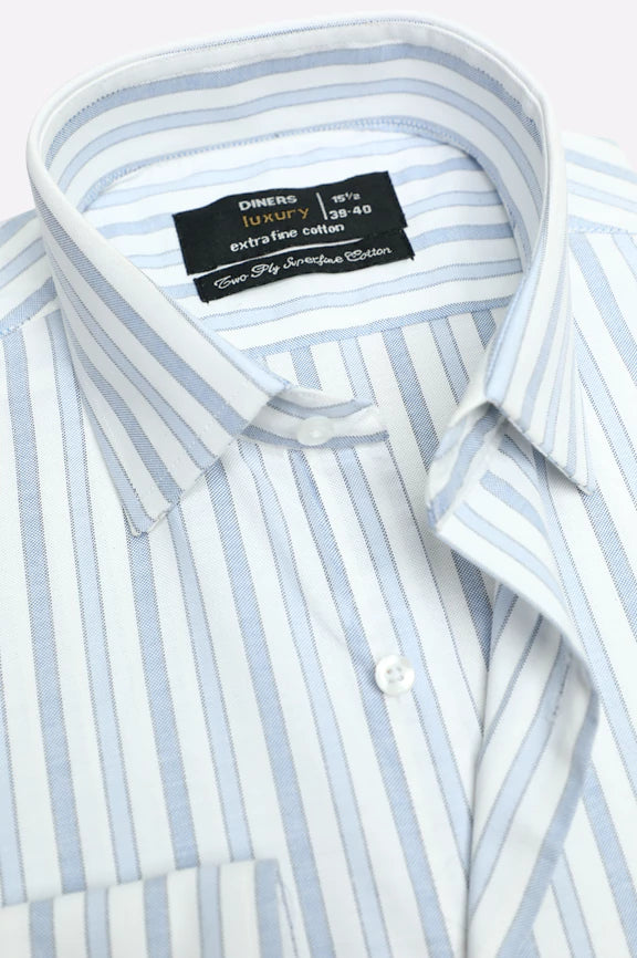 Multicolor Pinstripes Formal Shirt - Image 2