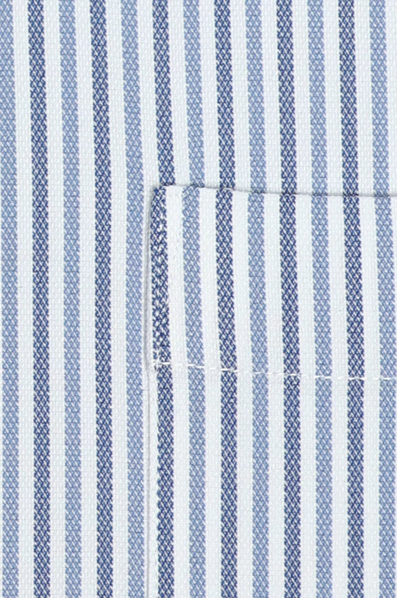 Blue Pinstripes Formal Shirt - Image 4