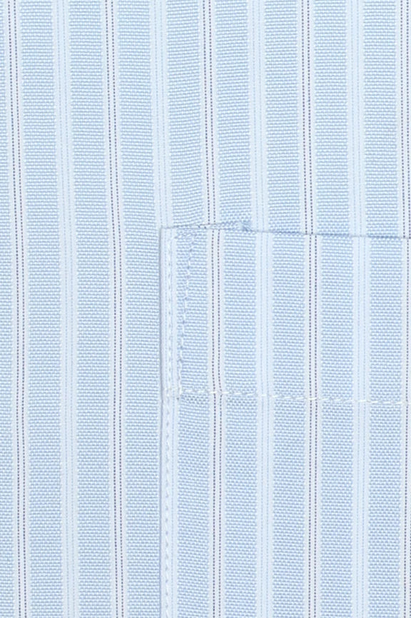 Blue Pinstripe Formal Shirt - Image 4