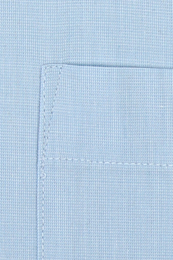 Sky Blue Self Textured Formal Shirt - Image 4