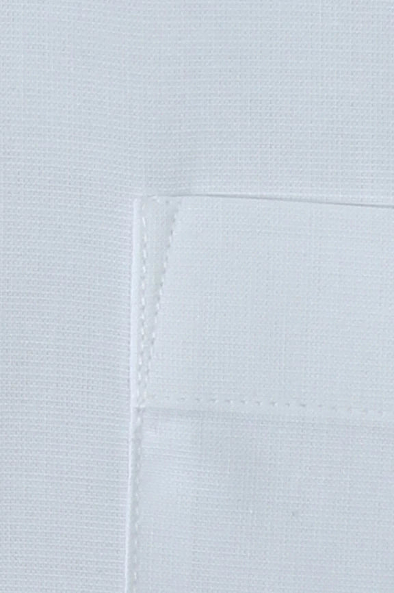 White Self Textured Formal Shirt - Image 4