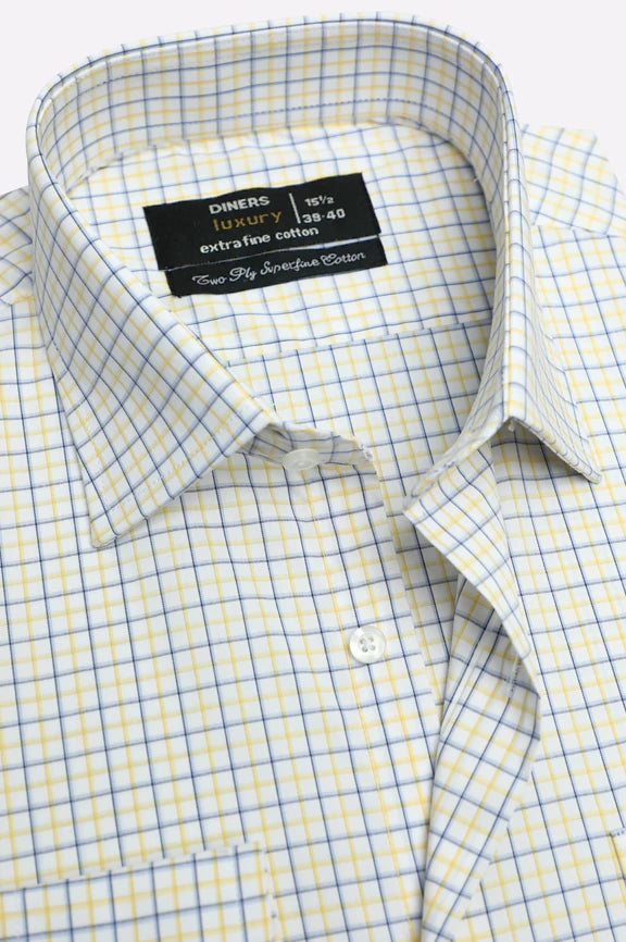 Multicolor Tattersall Check Formal Shirt - Image 2