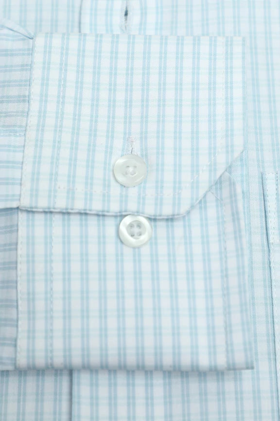 Blue Check Formal Shirt - Image 3