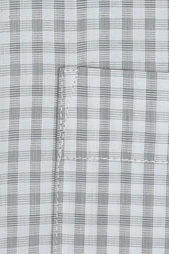 Grey Checkered Formal Shirt - Image 4