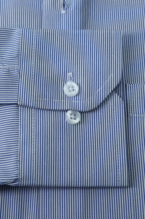 Blue Candy Stripes Formal Shirt - Image 3