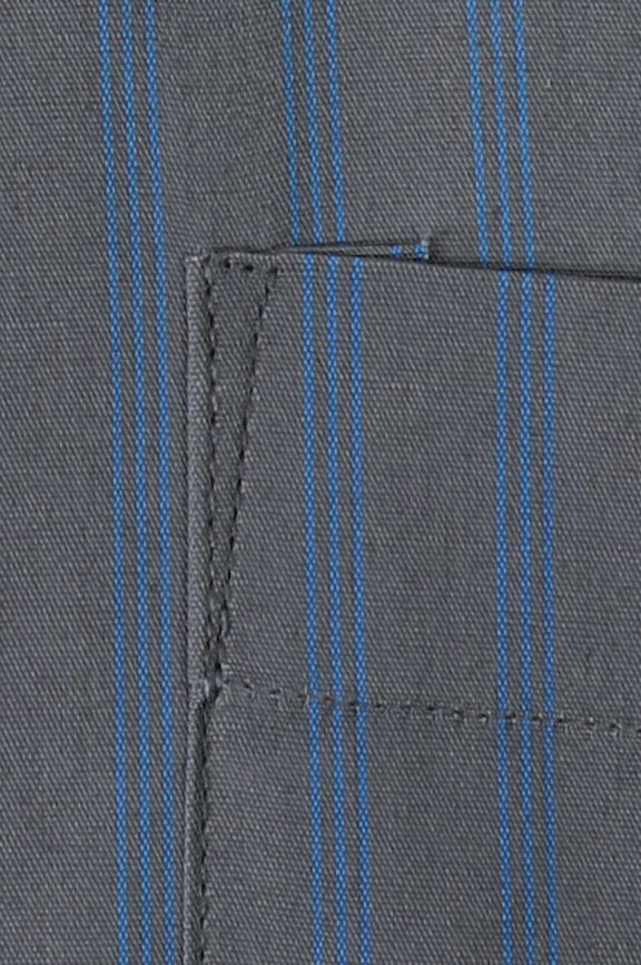 Grey Stripe Formal Shirt - Image 4