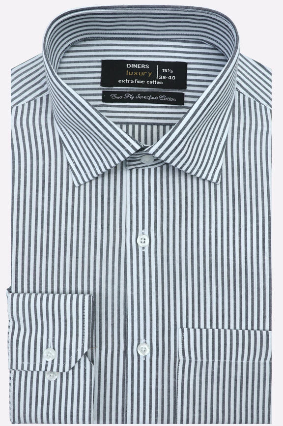 Black Stripes Formal Shirt - Image 2