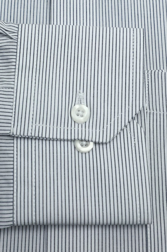 Blue Stripes Formal Shirt - Image 4