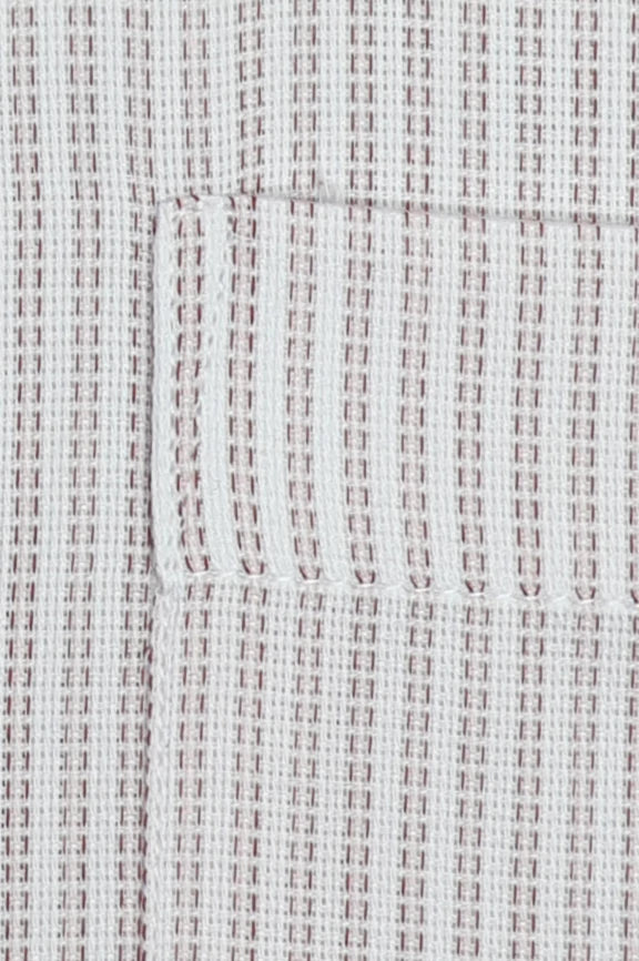 Red Formal Micro Check Shirt - Image 3
