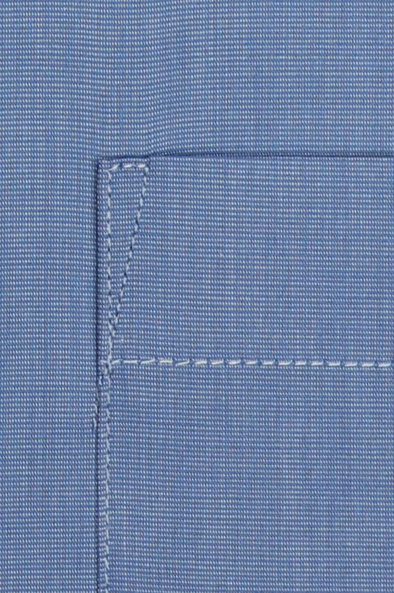 Blue Plain Formal Shirt - Image 3