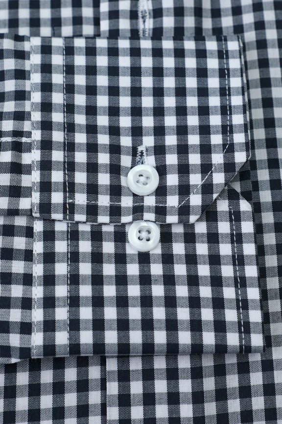 N-blue Check Formal Shirt - Image 4