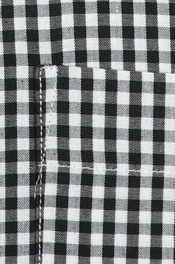 Black Check Formal Shirt - Image 3