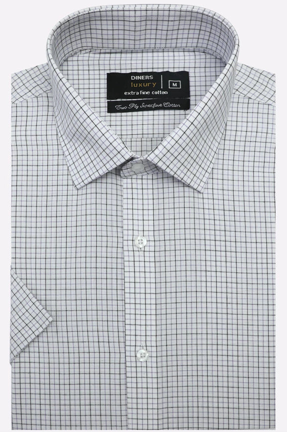 Multi Check Formal Shirt (Half Sleeves)