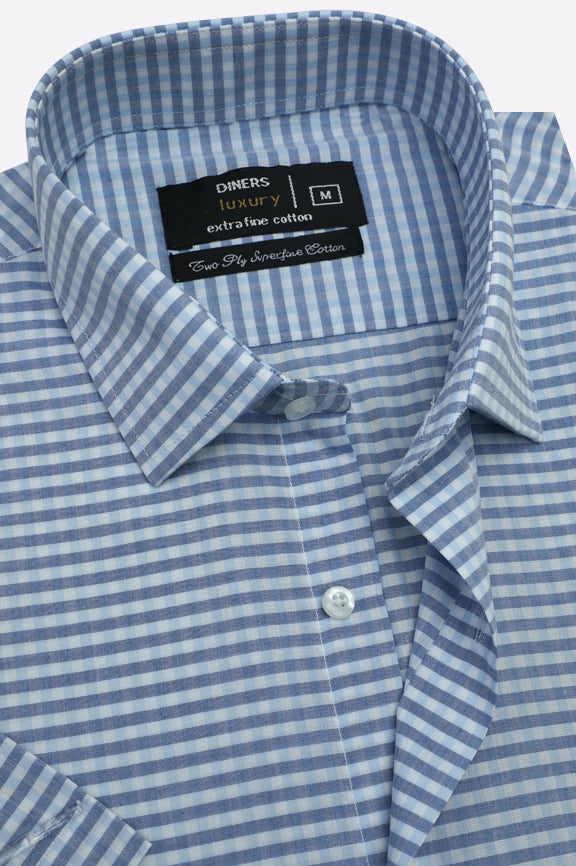 Multi Check Formal Shirt (Half Sleeves) - Image 2