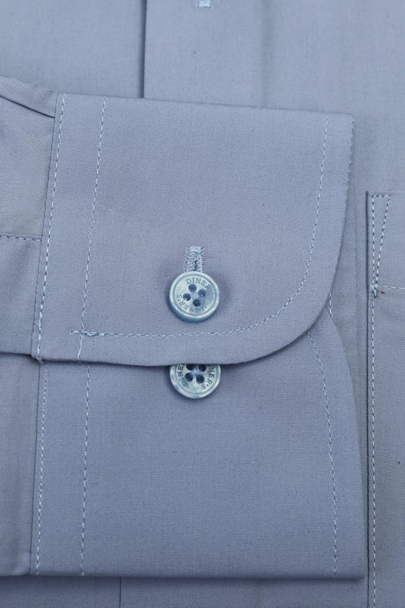 Blue Plain Formal Shirt - Image 4