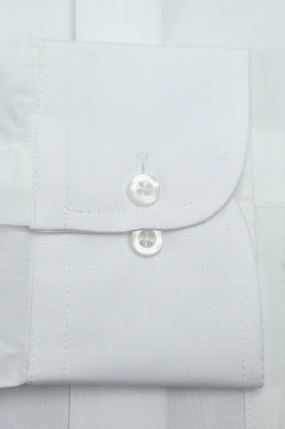 White Plain Formal Shirt - Image 4