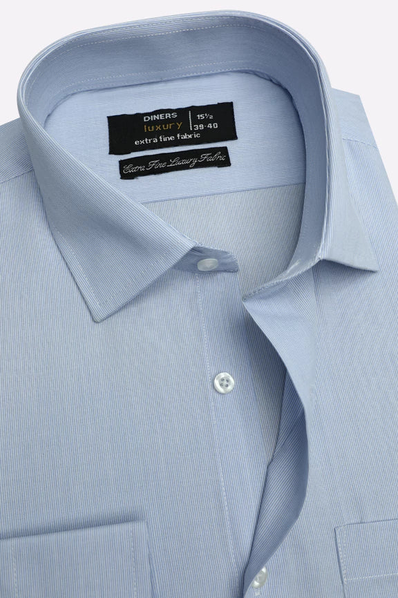 Blue Formal Shirt - Image 2