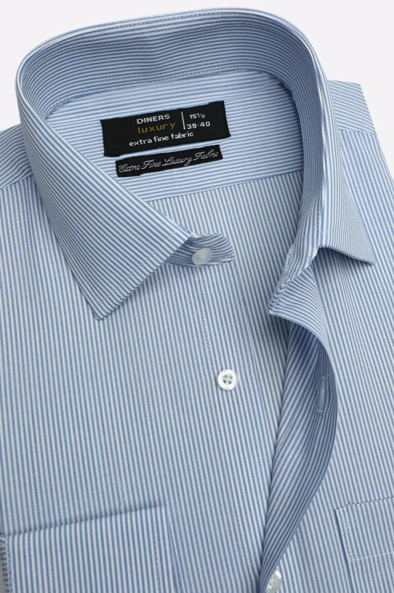 Blue Formal Shirt - Image 2