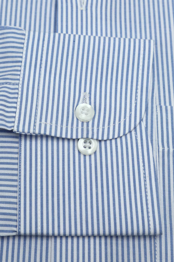 Blue Stripes Formal Shirt - Image 4