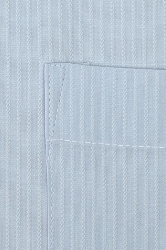 Sky Blue Self Stripes Formal Shirt - Image 3