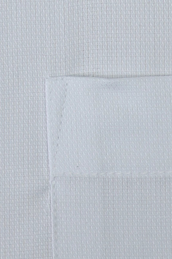 White Self Stripe formal shirt - Image 3