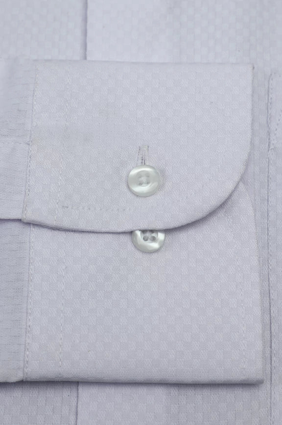 L-Blue Self Formal Shirt - Image 4